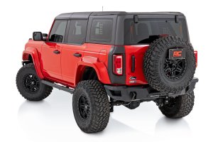 Ford Bronco Nerf Steps - 4-Door - Rough Country - 3-Inch Tube - '21-'26
